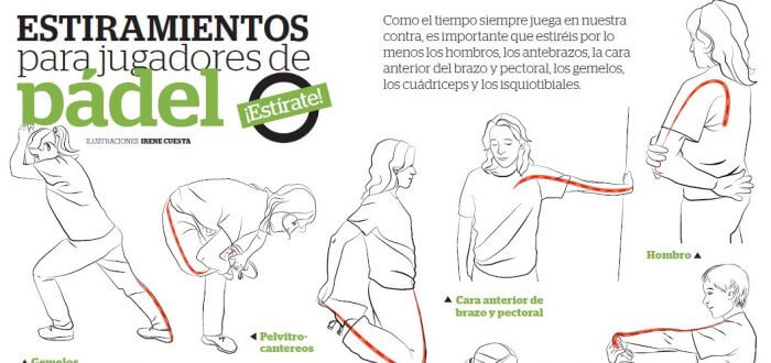 estiramientos para el pádel
