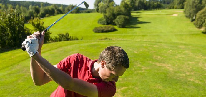 lesiones de hombro en jugadores de golf